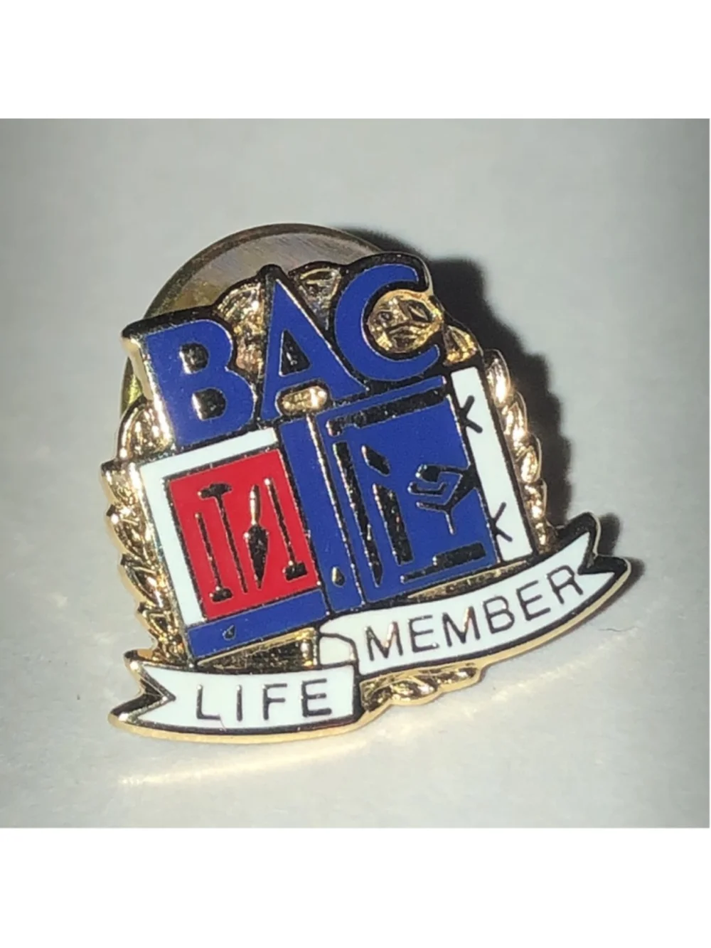 BAC International Union of Bricklayers and Allied Craftworkers Life Member Pin